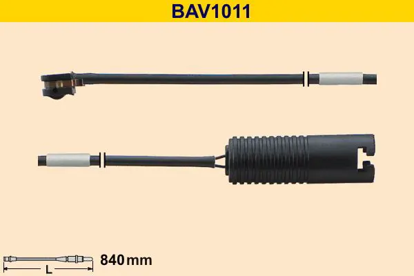 Handler.Part Warning contact, brake pad wear BARUM BAV1011 1