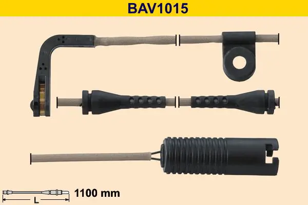 Handler.Part Warning contact, brake pad wear BARUM BAV1015 1