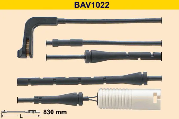 Handler.Part Warning contact, brake pad wear BARUM BAV1022 1