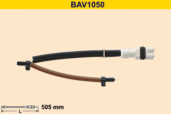 Handler.Part Warning contact, brake pad wear BARUM BAV1050 1