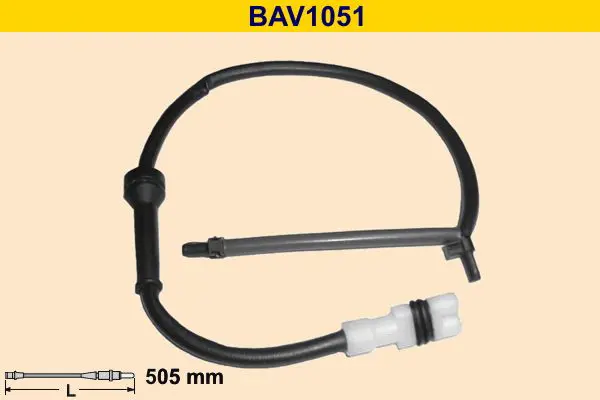 Handler.Part Warning contact, brake pad wear BARUM BAV1051 1