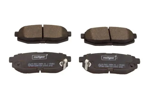 Handler.Part Brake pad set, disc brake MAXGEAR 193003 1