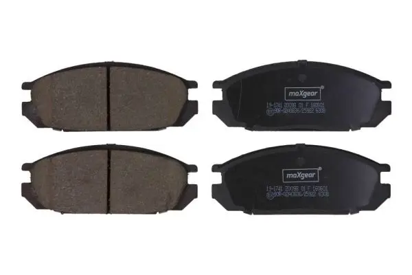 Handler.Part Brake pad set, disc brake MAXGEAR 191741 1