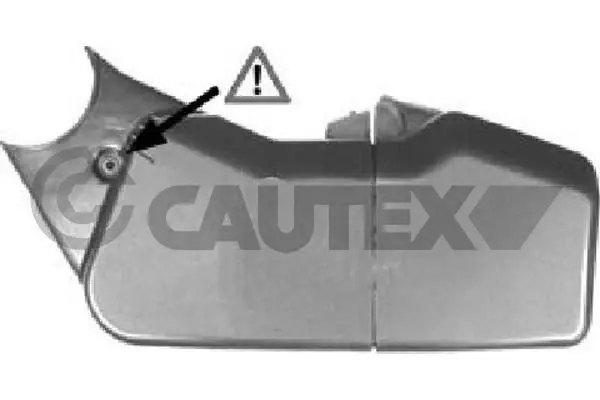 Handler.Part Cover, timing belt CAUTEX 011074 1