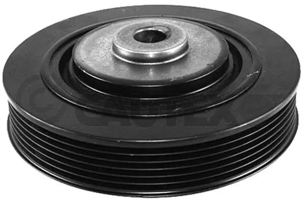 Handler.Part Belt pulley, crankshaft CAUTEX 020909 1