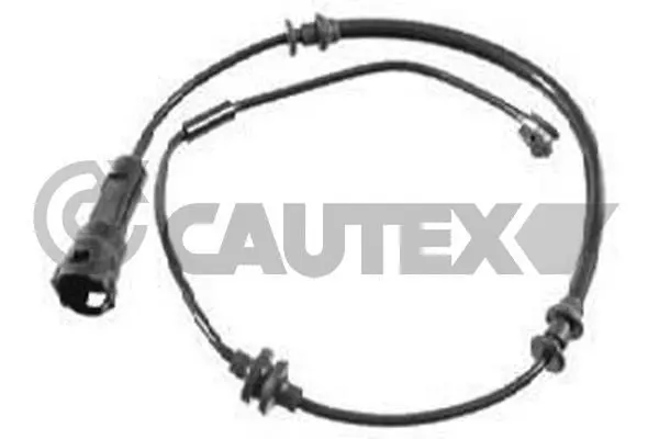 Handler.Part Warning contact, brake pad wear CAUTEX 482537 1