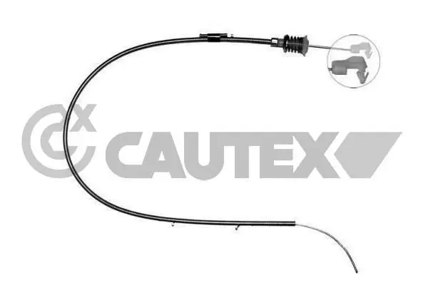 Handler.Part Accelerator cable CAUTEX 025186 1