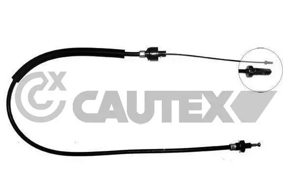 Handler.Part Clutch cable CAUTEX 081195 1