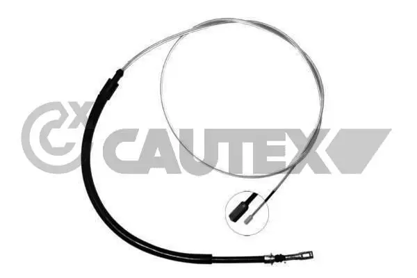 Handler.Part Cable, parking brake CAUTEX 038292 1