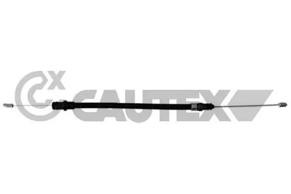 Handler.Part Cable, parking brake CAUTEX 038312 1