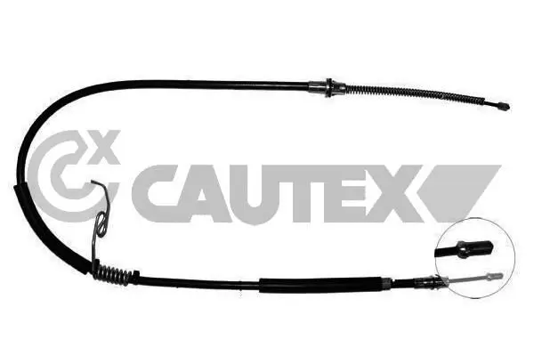 Handler.Part Cable, parking brake CAUTEX 088002 1