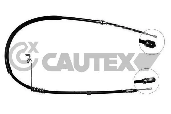 Handler.Part Cable set, parking brake CAUTEX 088053 1