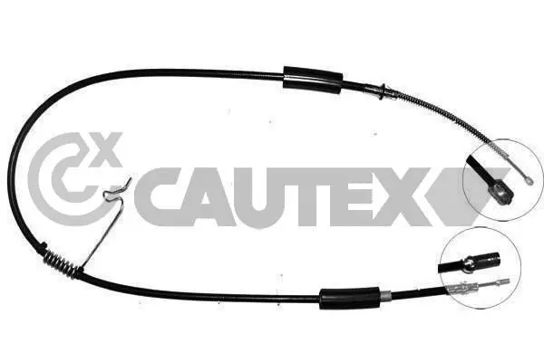 Handler.Part Cable, parking brake CAUTEX 088001 1