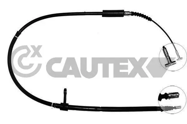 Handler.Part Cable, parking brake CAUTEX 218010 1