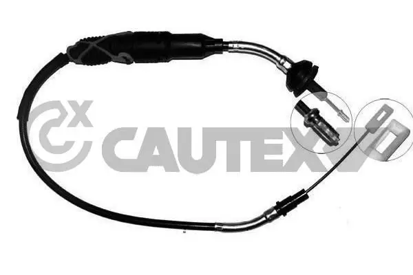 Handler.Part Clutch cable CAUTEX 460040 1