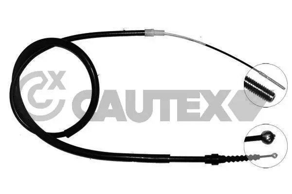 Handler.Part Cable, parking brake CAUTEX 467289 1