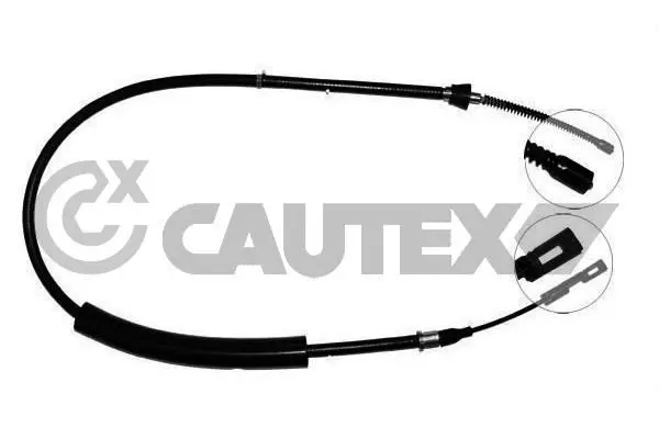 Handler.Part Cable, parking brake CAUTEX 468071 1