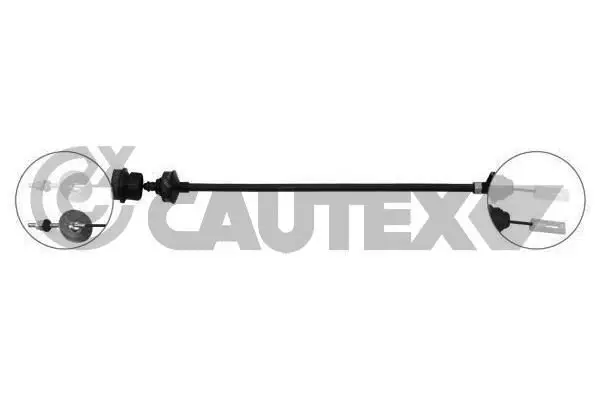 Handler.Part Clutch cable CAUTEX 030048 1