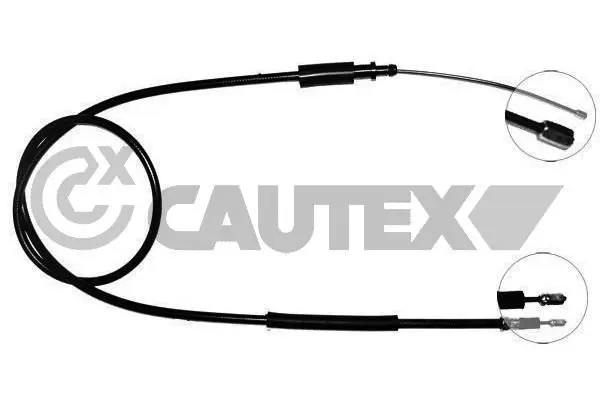 Handler.Part Cable, parking brake CAUTEX 036541 1