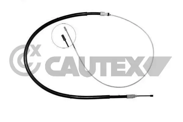 Handler.Part Cable, parking brake CAUTEX 038302 1