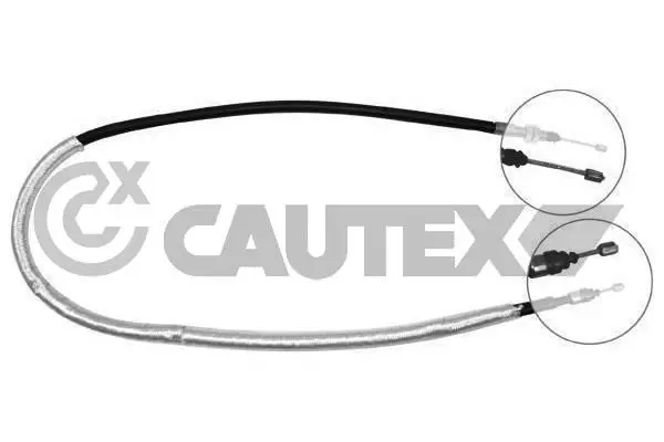 Handler.Part Cable, parking brake CAUTEX 038307 1