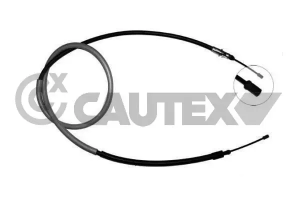 Handler.Part Cable set, parking brake CAUTEX 038476 1