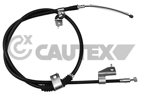 Handler.Part Cable set, parking brake CAUTEX 708101 1