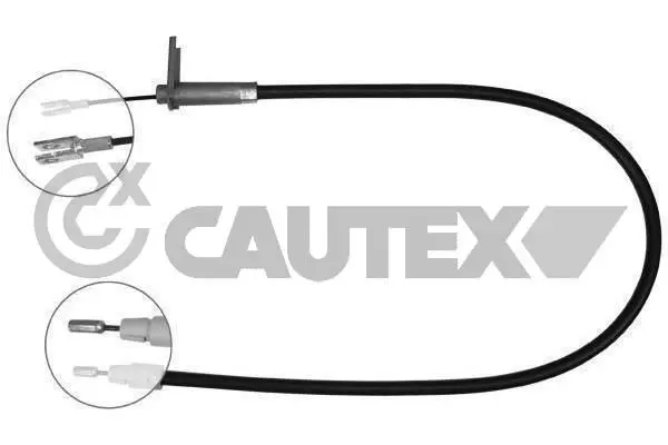 Handler.Part Cable set, parking brake CAUTEX 188024 1