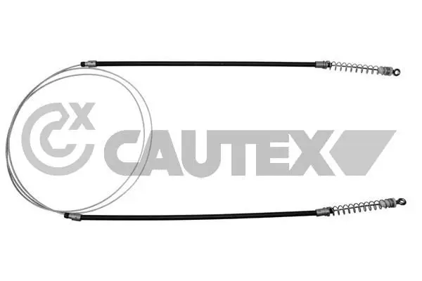 Handler.Part Cable, parking brake CAUTEX 017819 1