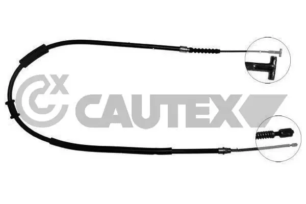 Handler.Part Cable, parking brake CAUTEX 017995 1