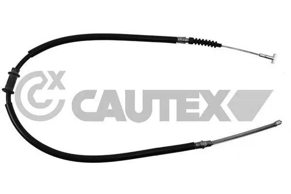 Handler.Part Cable, parking brake CAUTEX 018966 1