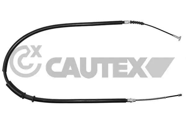 Handler.Part Cable, parking brake CAUTEX 018969 1