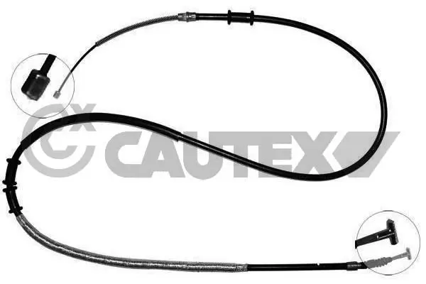 Handler.Part Cable, parking brake CAUTEX 019001 1