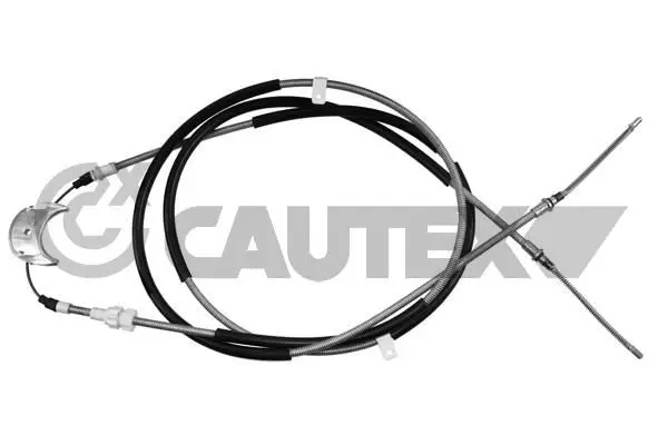 Handler.Part Cable, parking brake CAUTEX 080092 1