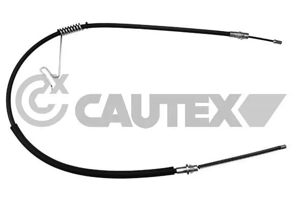 Handler.Part Cable set, parking brake CAUTEX 088074 1