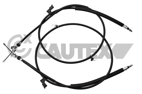 Handler.Part Cable set, parking brake CAUTEX 088103 1