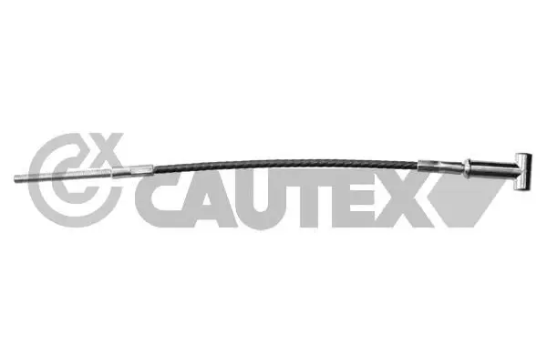 Handler.Part Cable, parking brake CAUTEX 489020 1