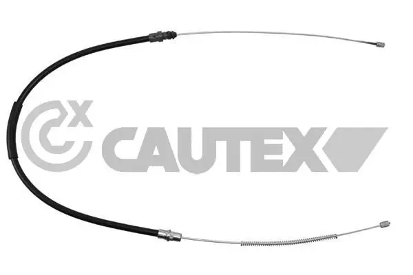 Handler.Part Cable, parking brake CAUTEX 023112 1