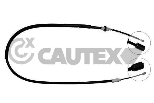 Handler.Part Cable, parking brake CAUTEX 028325 1