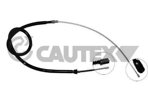 Handler.Part Cable set, parking brake CAUTEX 468244 1