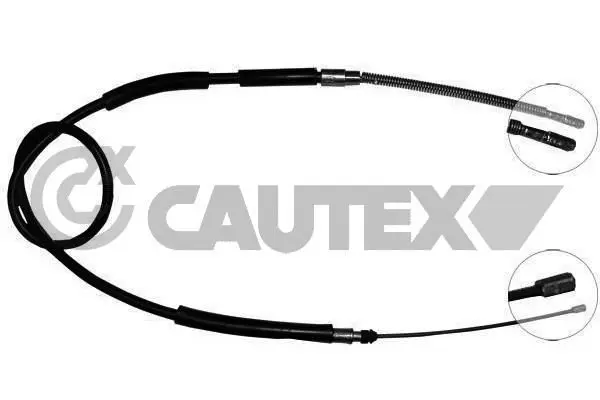 Handler.Part Cable set, parking brake CAUTEX 468251 1