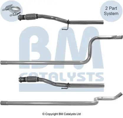 Handler.Part Exhaust pipe BM CATALYSTS BM50241 1