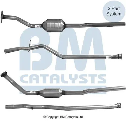 Handler.Part Catalytic converter BM CATALYSTS BM80059H 1