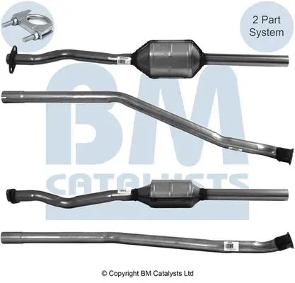 Handler.Part Catalytic converter BM CATALYSTS BM90003H 1