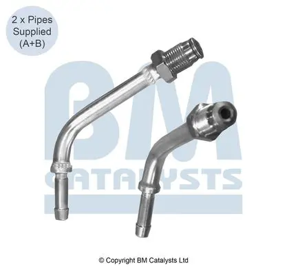 Handler.Part Pressure pipe, pressure sensor (soot/particulate filter) BM CATALYSTS PP11108C 1