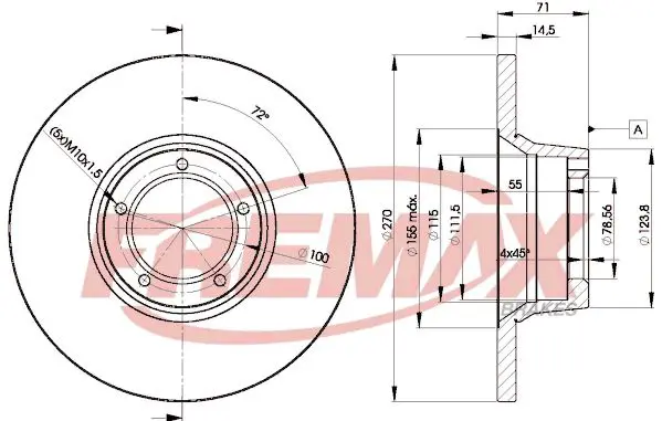 Handler.Part Brake disc FREMAX BD6056 1