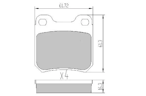 Handler.Part Brake pad set, disc brake FREMAX FBP0718 2