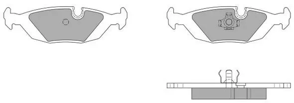 Handler.Part Brake pad set, disc brake FREMAX FBP0735 1