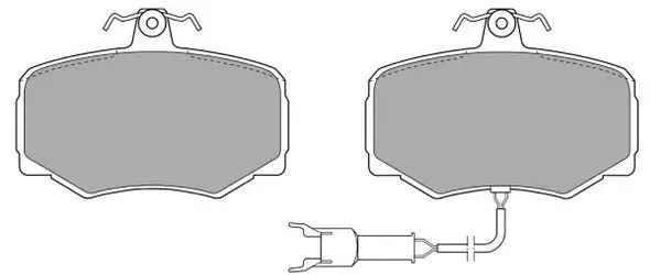 Handler.Part Brake pad set, disc brake FREMAX FBP0737 1