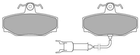 Handler.Part Brake pad set, disc brake FREMAX FBP075001 1